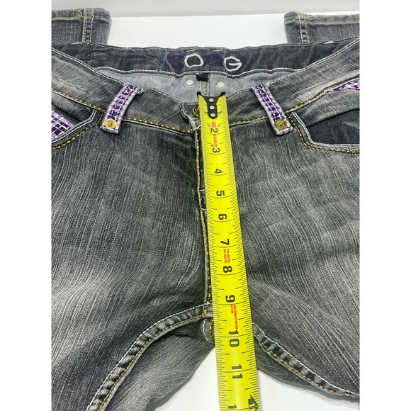 Coogi Women’s Jeans Black Size 14W Embroidered Back Pockets - Picture 5 of 7